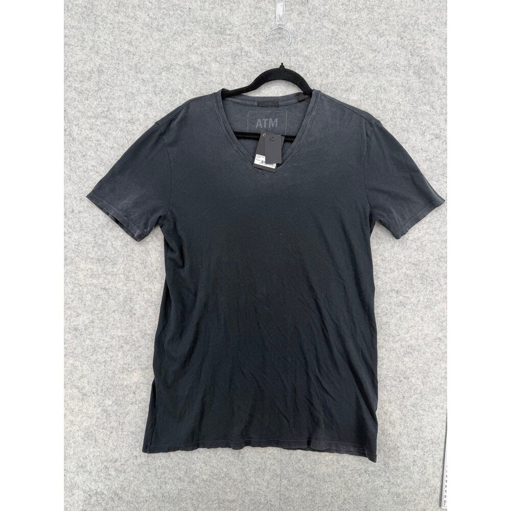 NWT ATM Anthony Thomas Melillo Faded Slim Fit Jersey V-Neck T-Shirt Size Small
